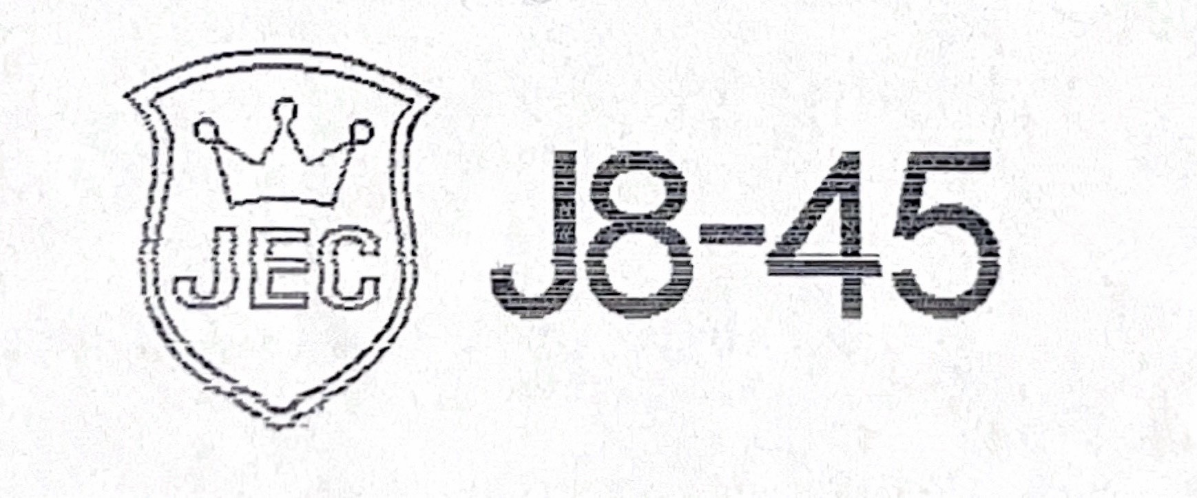 JEC J8-45 左側 交通部認證標章 JEC J8-45 左側 交通部認證標章