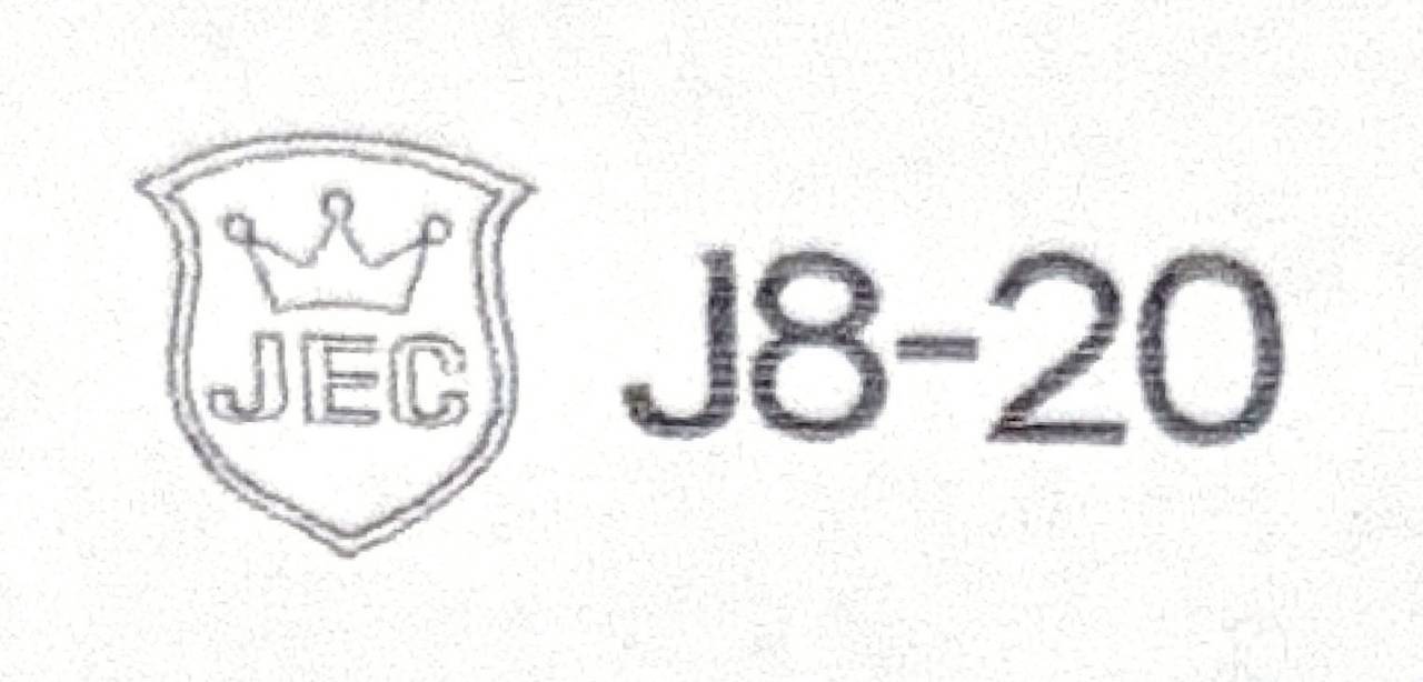 JEC J8-20 左側 交通部認證標章